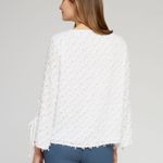 Nic+Zoe  Paper White Clip It Up Blouse Photo 2