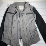 LA Hearts Black Gray Cargo Zip Up Hoodie Hybrid Jacket Size Medium Photo 19