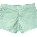 Calvin Klein Jeans T5 Womens Mint Green Cotton Elastane Shorts Size 16 Photo 0
