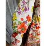 maxi dress floral flower power boho orange purple Photo 4