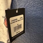 Affliction  Sacred Heart Roses Embroidered Crop Tee Women White & Red Size Medium Photo 3