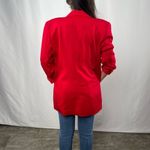 Lord and Taylor One Button Blazer in Red Size 8 Petite‎ Photo 1