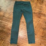 CAbi hunter green #3388 ankle skinny zipped pocket size 4 jeans Photo 4