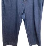 st. john's bay St. John’s Bay Blue Capri Jeans Sz 16 Photo 4