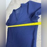 FIGS  Casma 3 Pocket Scrub Top Women Medium Blue Stretch Medical Nurse Uniform Photo 3