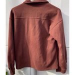 Vintage Camellia Button Brown Cardigan Sz Small Linen Button Western Sweater Orange Photo 14