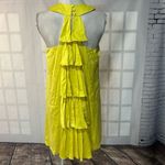 Inc international  Concepts High Neck yellow silk Dress Size 6 Photo 4