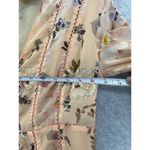 V Cristina Women's Dress Pink Floral Bell Sleeve Size Small Flutter A Line Photo 12