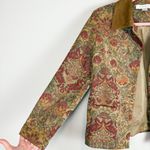 Vintage Napa Valley Tapestry Artsy Floral Blazer Boho Jacket Size Small Brown Photo 7