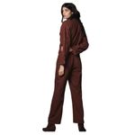 Ética Etica Larsen Utility Jumpsuit, size Medium, red washed denim. NWOT Photo 3