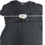 ASOS CURVE Exclusive Bodycon Midi Dress With Gold Belt Size 24 Black Photo 7