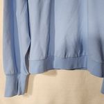 JoyLab Mon amour cherry Women's blue sweater Size Medium Photo 4