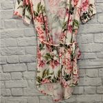 Show Me Your Mumu  White Pink Brie Garden of Blooms Robe Size O/S Photo 2