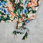ZARA  Women's Top Wrap Floral Short Sleeve Size S Small Photo 3
