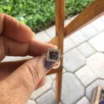 Sterling Silver Square Rainbow Topaz Ring Size 6 Purple Photo 5