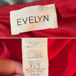 Evelyn Flutter Sleeve Casual Cherry Red Ruffle Tiered Mini Dress Has Pockets L Red Size L Photo 8