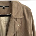 Quince  Large Suede Moto Jacket sz L Photo 2
