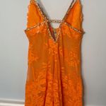Victoria's Secret Very Sexy Sheer Lacy Orange Leopard Cami 2007 XS Photo 7