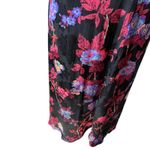 Reiss  Leni black floral midi dress wedding guest cocktail party feminine fitted Photo 7