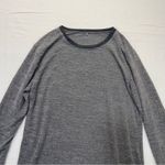 Gray Ringer Knit Sweater Women’s Size Large Photo 5