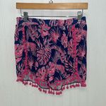 Simply Southern  Pink Palm Shorts. Photo 0