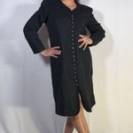 Leslie Fay  Elegant Black Button-Up Dress Photo 0