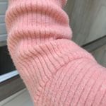 H&M Ribbed Pink Cropped Turtleneck Sweater / Size XS Photo 3