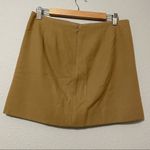 J.Crew  Yellowish Brown Wool Mini Skirt Dark Academia Womens 6 Preppy School Girl Photo 3