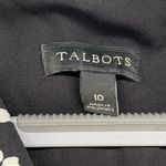 Talbots  Dress Womens 10 Midi Short Sleeve‎ V Neck Floral Chiffon Ladies prairie Photo 5