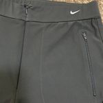 Nike  Dri fit zip up leggings straight leg gym training yoga size MEDIUM (8-10) Photo 1
