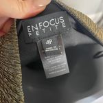 Enfocus Studio Gold Shimmer Bodice Sleeveless Ruched Dress Photo 4