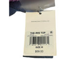 Solid & Striped Bikini Top Womens Size Medium Pink Striped Spaghetti Strap NWT Photo 7