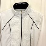 Three Hearts Windbreaker Jacket in White with Black Trim Size XL Photo 1
