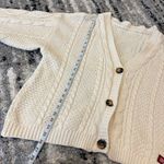 Taylor Swift  Taylor’s Version Red Cream Star Cardigan Cable Knit Sweater M/L Photo 6