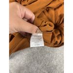 Garnet Hill ‎ Orange Seamed Knit Trapeze Dress Stretch Jersey 3/4 Sleeve S Photo 6