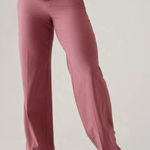 Athleta  Brooklyn Heights Wide Leg Pants Rosewood Pink Size 10 Photo 0