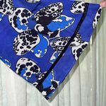 Anthropologie NWT  Dhruv Kapoor Long Sleeve Printed Babydoll Mini Dress Blue XL Photo 6