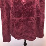 Reebok  maroon winter warm teddy fleece pullover sweatshirt Photo 3