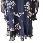 Eliza J  Floral Asymmetrical Ruffle Shift Dress Womens Size 4 NWOT Photo 5