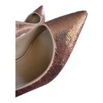 ALDO Sequent Pumps Rose Gold Light Pink Metallic Heels Size 8.5 Photo 5