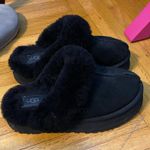 UGG  Disquette Platform Slippers Black Photo 0