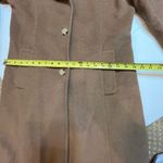 Lauren Ralph Lauren Womens Wool Penny Lane Dress Coat Faux Fur Collar SZ 12 $355 Tan Photo 9