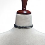 Claires Goth Black Curly Wired 90s Metal Choker Punk Emo Necklace Photo 1