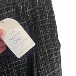 The Native One  NWT wide leg adrielle tweed dress pants black medium Photo 4
