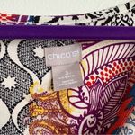 Chico's Womens Size XL (3) Multicolor Paisley Boho Abstract Blouse Colorful Photo 1