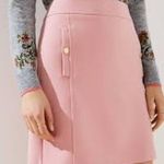 Loft Soft Bubblegum Pink Textured A-line Mini Skirt Photo 15