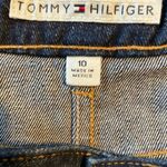 Tommy Hilfiger  Distressed Dark Wash‎ Jean Skirt Size 10 Photo 5