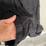 Banco Black Linen Utility Belted Romper Small Photo 4