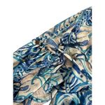 Etcetera floral print 100% silk long sleeve boho top size 0 Photo 8