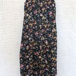 Topshop Black Floral Romper / Playsuit 4 Small Photo 5